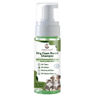 Furry Fam Dry Foam Based Shampoo